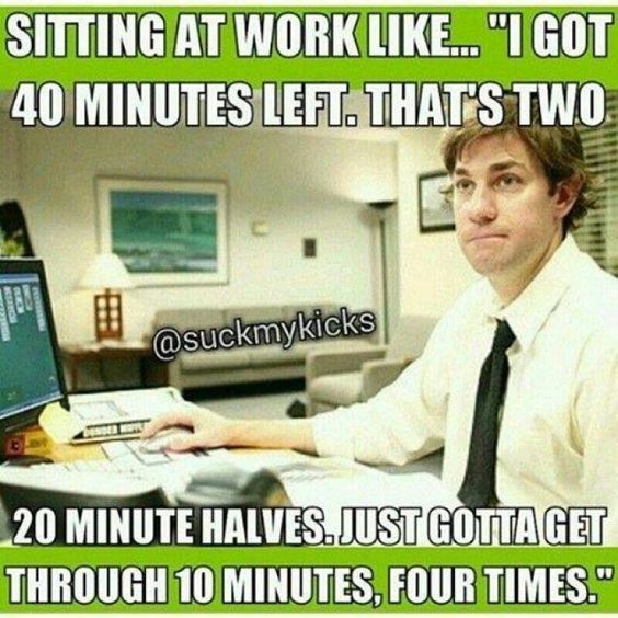 Funny work memes about sitting at work