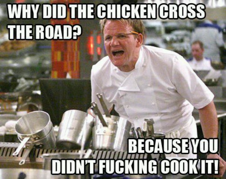 Funny Cooking Memes about chickens