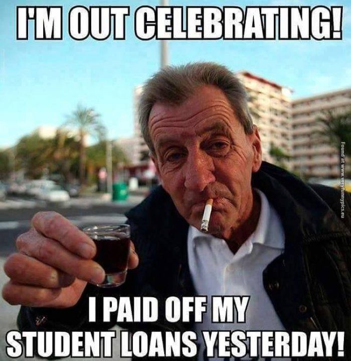 Funny Student Memes about student loans