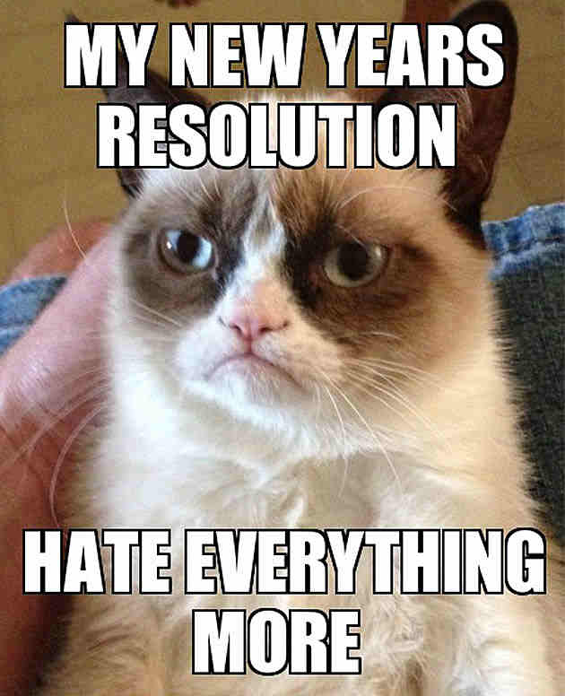 An anti-New Year resolution